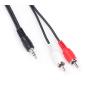 Кабель мультимедійний Jack 3.5mm male to 2xRCA 3.0m Vinga (3.5STM2RCAM01-3.0)
