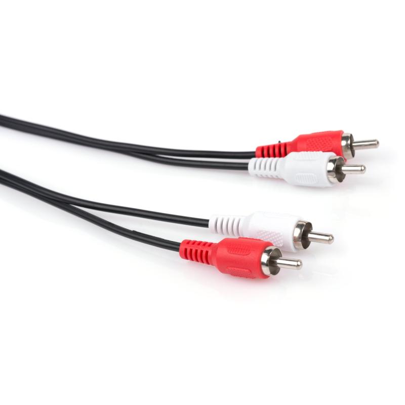 Кабель мультимедійний 2RCA to 2RCA 1.8m Vinga (RCA01-1.8)