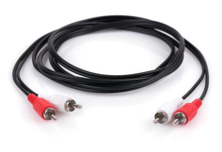 Кабель мультимедійний 2RCA to 2RCA 1.8m Vinga (RCA01-1.8)