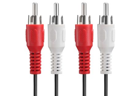 Кабель мультимедійний 2RCA to 2RCA 1.8m Vinga (RCA01-1.8)