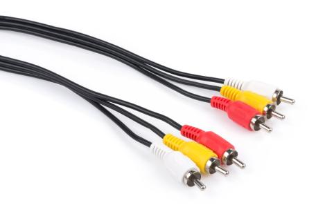 Кабель мультимедійний 3RCA to 3RCA 1.8m Vinga (RCA02-1.8)
