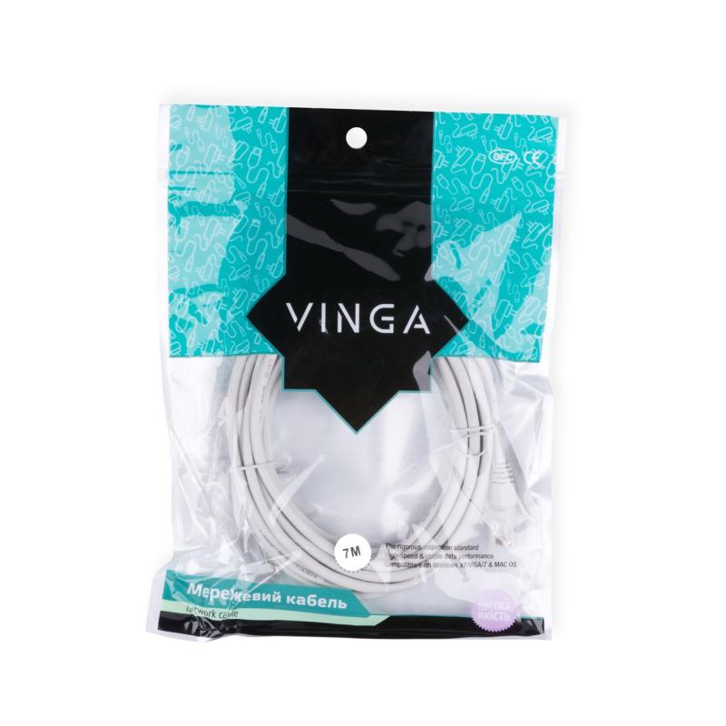 Патч-корд Vinga UTPCat5e0.5CCA-7.0