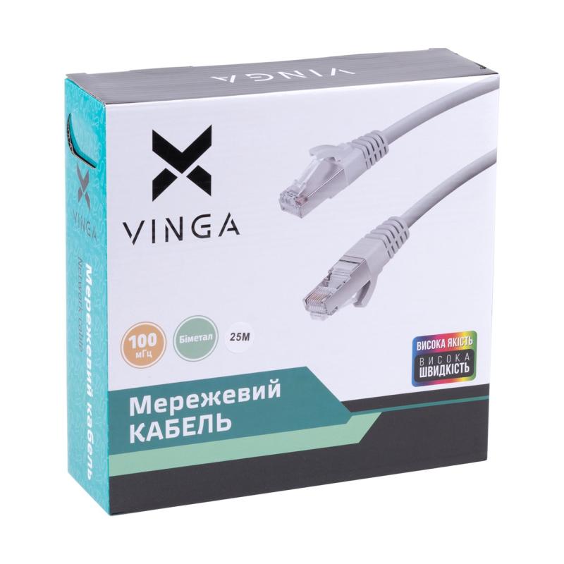 Патч-корд Vinga UTPCat5e0.5CCA-25.0