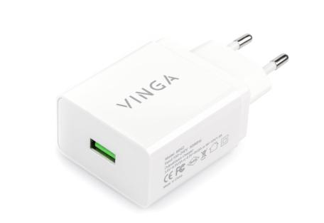 Зарядний пристрій Vinga M042 QC3.0 (M042)