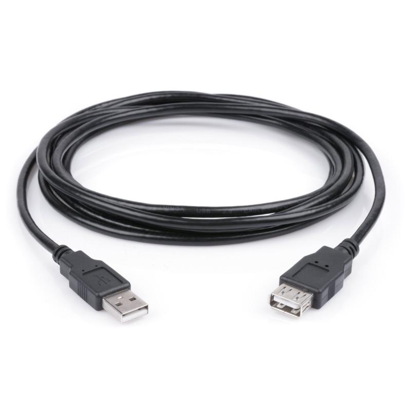 Дата кабель USB 2.0 AM/AF 3.0m Vinga (USBAMAF02-3.0)