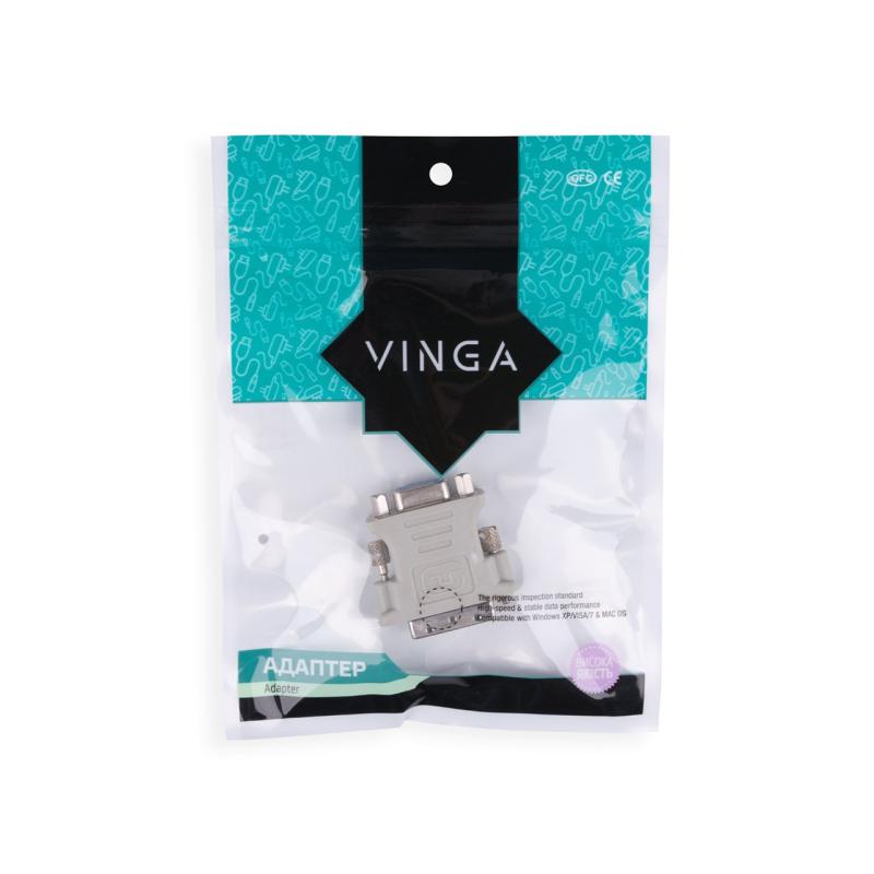 Перехідник DVI 24+5 to VGA Vinga (DVIVGA01)