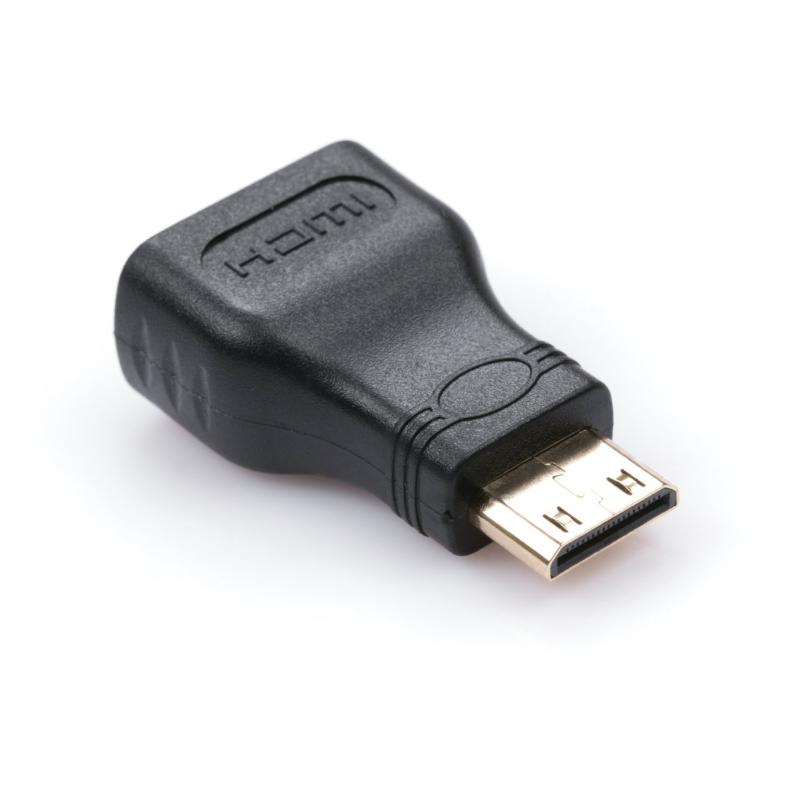 Перехідник HDMI C (mini) M to HDMI AF Vinga (MINIHDMI-01)