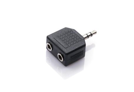 Перехідник Jack 3.5mm M to 2xJack 3.5mm F Vinga (3.5ST02)