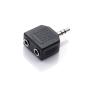 Перехідник Jack 3.5mm M to 2xJack 3.5mm F Vinga (3.5ST02)