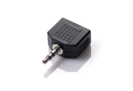 Перехідник Jack 3.5mm M to 2xJack 3.5mm F Vinga (3.5ST02)