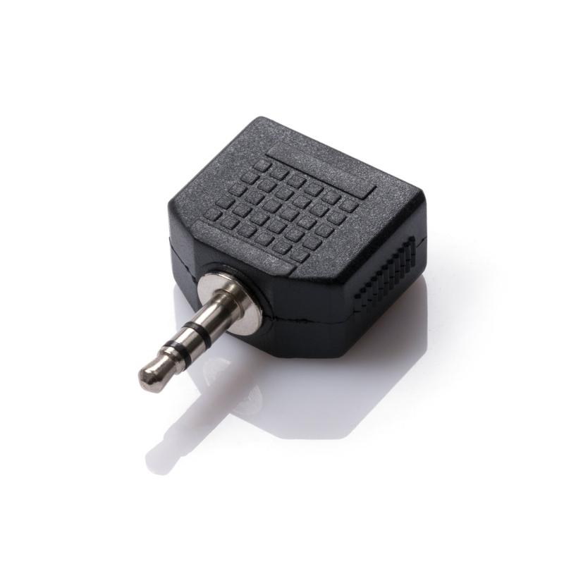 Перехідник Jack 3.5mm M to 2xJack 3.5mm F Vinga (3.5ST02)