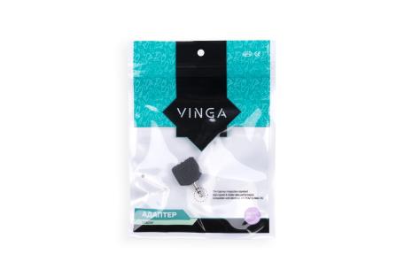 Перехідник Jack 3.5mm M to 2xJack 3.5mm F Vinga (3.5ST02)