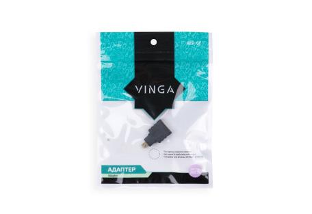 Перехідник HDMI AF to HDMI D (micro) AM Vinga (HDMIAF02)