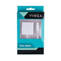 Перехідник Type-C Male to HDMI AF 0.15m Vinga (USBCMHDMI-01)