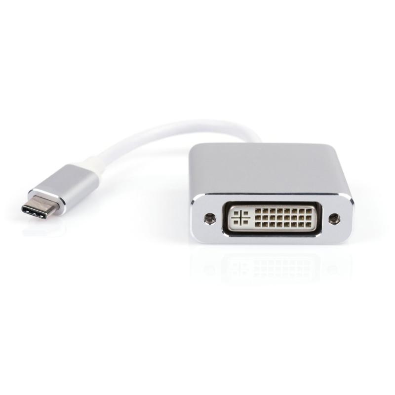 Перехідник Type-C Male to DVI 24+5 F 0.15m Vinga (USBCMDVI-01)
