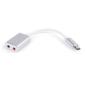 Перехідник Type-C Male to Audio+mic cable 0.15m Vinga (USBCM3.5ST-01)