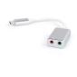 Перехідник Type-C Male to Audio+mic cable 0.15m Vinga (USBCM3.5ST-01)