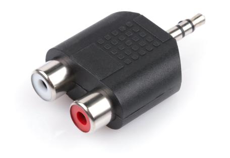 Перехідник Jack 3.5mm male to 2xRCA Vinga (3.5STM2RCAF-01)