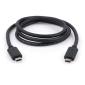 Дата кабель USB 3.1 Type-C to Type-C 1.0m 5A Vinga (USBCMCM01-1.0)