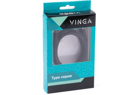Дата кабель USB 3.1 Type-C to Type-C 1.0m 5A Vinga (USBCMCM01-1.0)