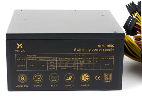 Блок живлення Vinga 1650W (VPS-1650 Mining edition)