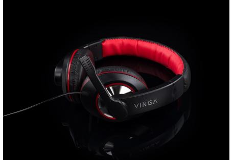 Навушники Vinga HSU040 Black USB (HSU40BK)