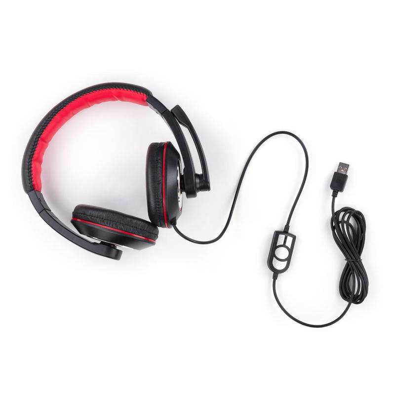 Навушники Vinga HSU040 Black USB (HSU40BK)
