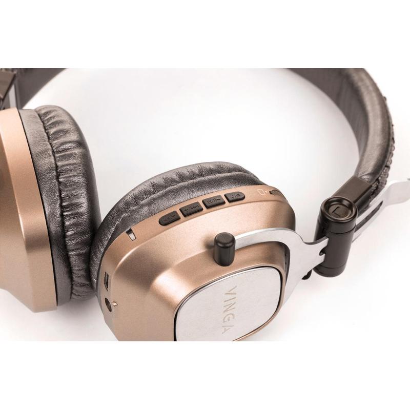 Навушники Vinga HBT050 Bluetooth Brown (HBT050BR)