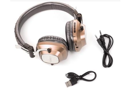 Навушники Vinga HBT050 Bluetooth Brown (HBT050BR)