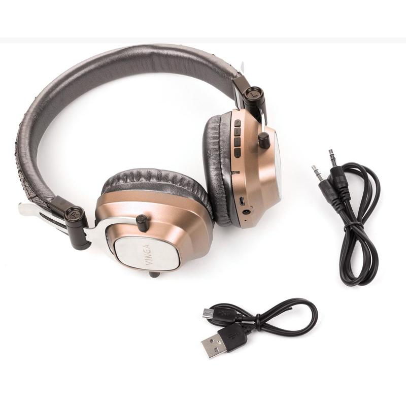 Навушники Vinga HBT050 Bluetooth Brown (HBT050BR)