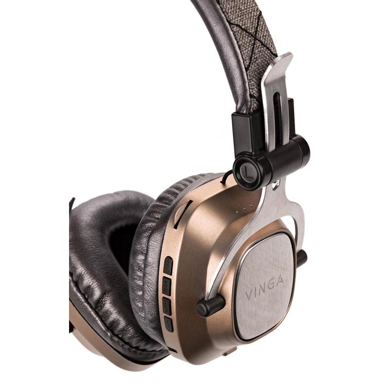 Навушники Vinga HBT050 Bluetooth Brown (HBT050BR)