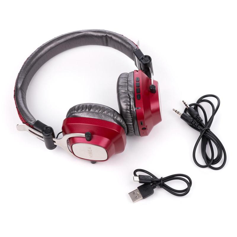 Навушники Vinga HBT050 Bluetooth Red (HBT050RD)