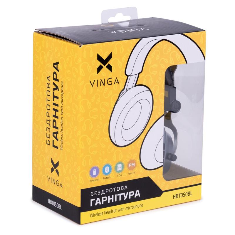 Навушники Vinga HBT050 Bluetooth Blue (HBT050BL)