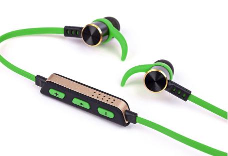 Навушники Vinga EBT050 Bluetooth Green (EBT050GR)