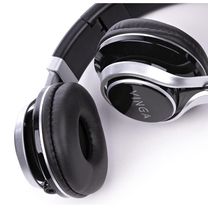 Навушники Vinga HSM040 Black/Silver (HSM040BS)