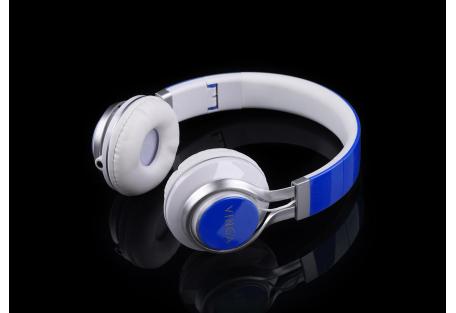 Навушники Vinga HSM040 White/Blue (HSM040WB)