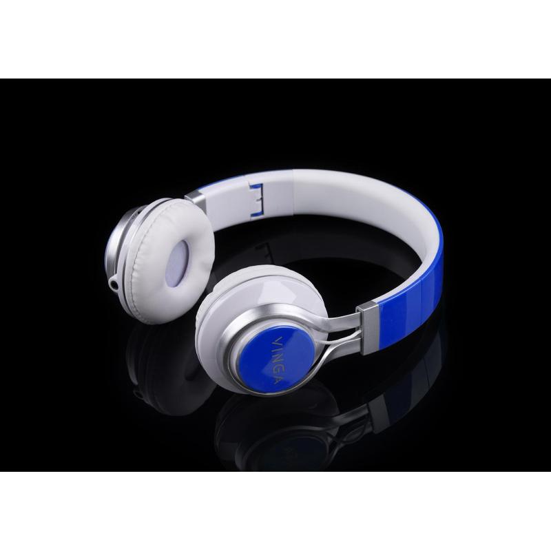 Навушники Vinga HSM040 White/Blue (HSM040WB)