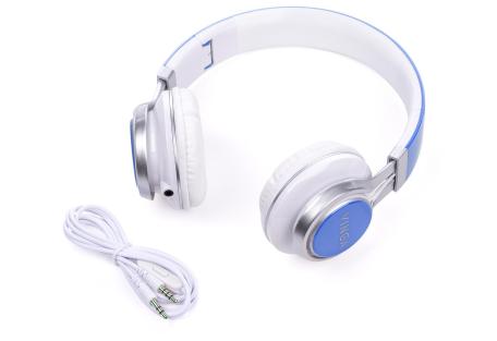 Навушники Vinga HSM040 White/Blue (HSM040WB)