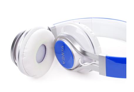 Навушники Vinga HSM040 White/Blue (HSM040WB)