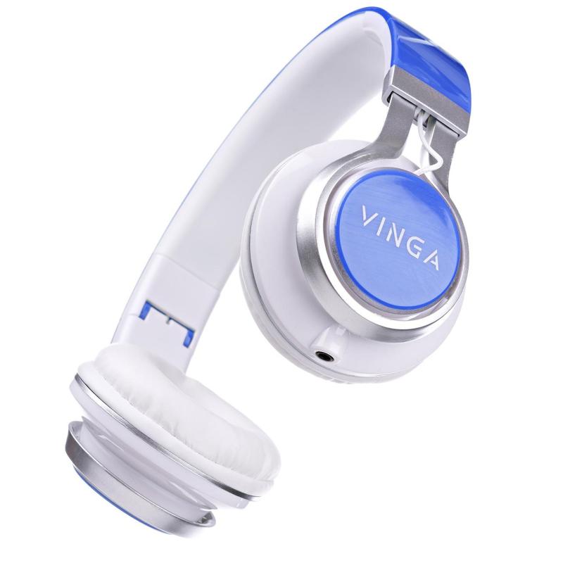 Навушники Vinga HSM040 White/Blue (HSM040WB)