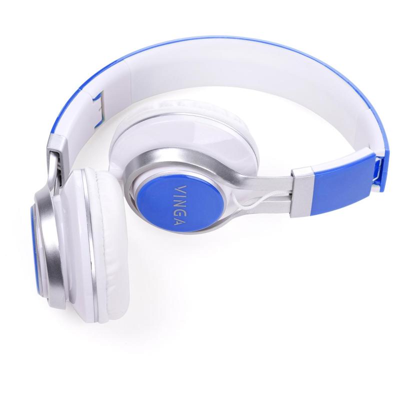 Навушники Vinga HSM040 White/Blue (HSM040WB)