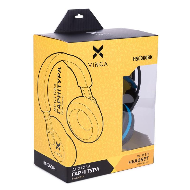 Навушники Vinga HSC060 Gaming Black (HSC060BK)