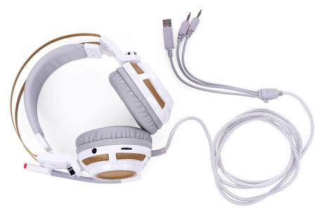 Навушники Vinga WereWolf White Gaming (WereWolf White)