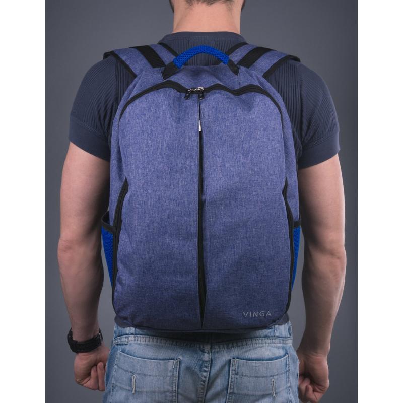 Рюкзак для ноутбука Vinga 15.6" NBP450BL blue (NBP450BL)