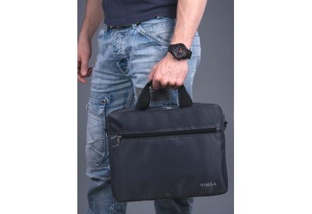 Сумка для ноутбука Vinga 14" NB140 gray (NB140GR)