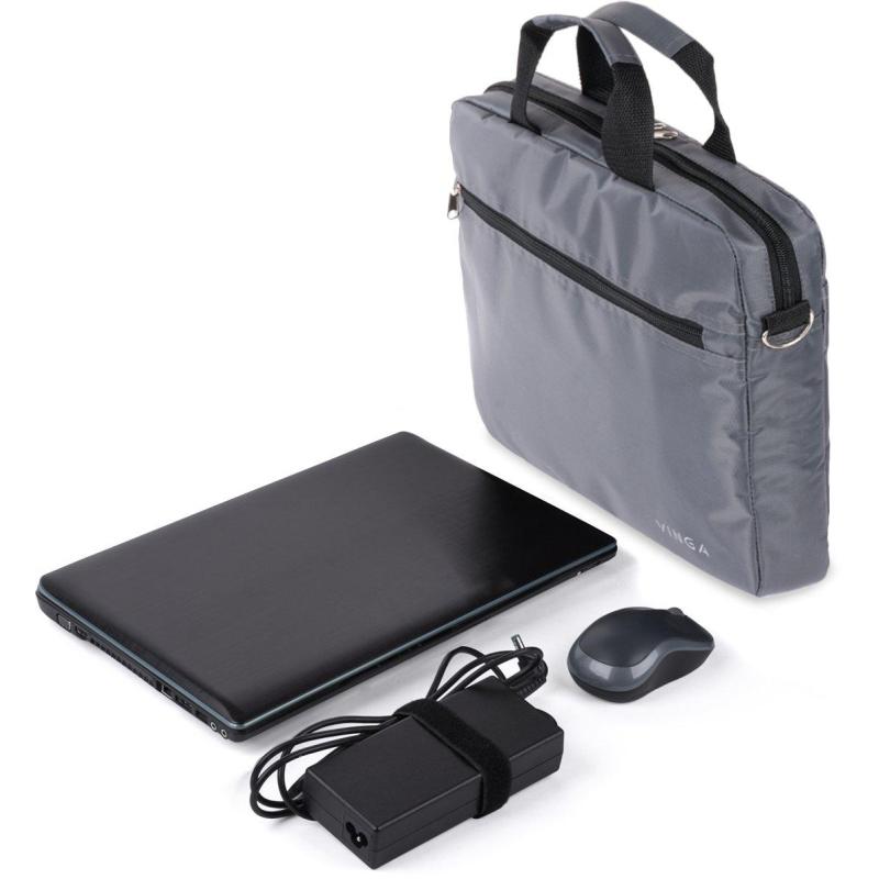 Сумка для ноутбука Vinga 14" NB140 gray (NB140GR)