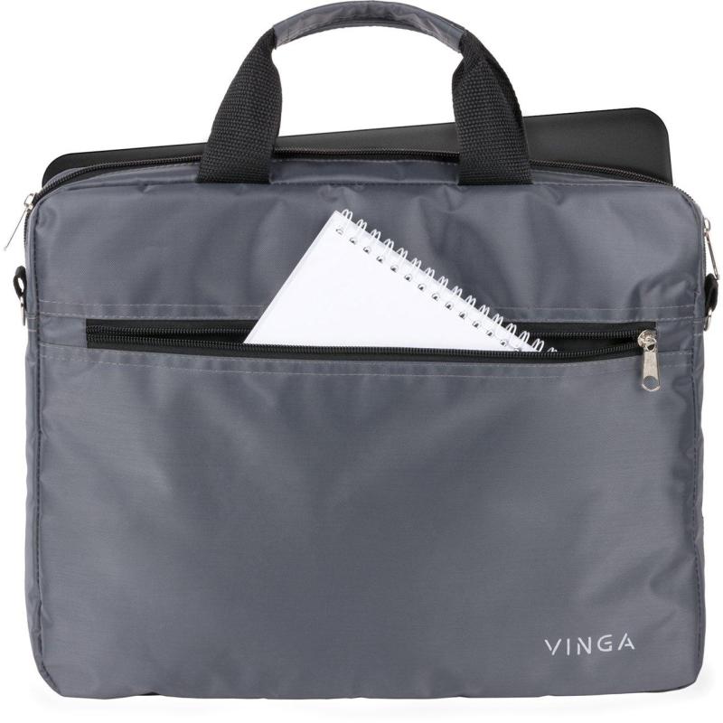 Сумка для ноутбука Vinga 14" NB140 gray (NB140GR)