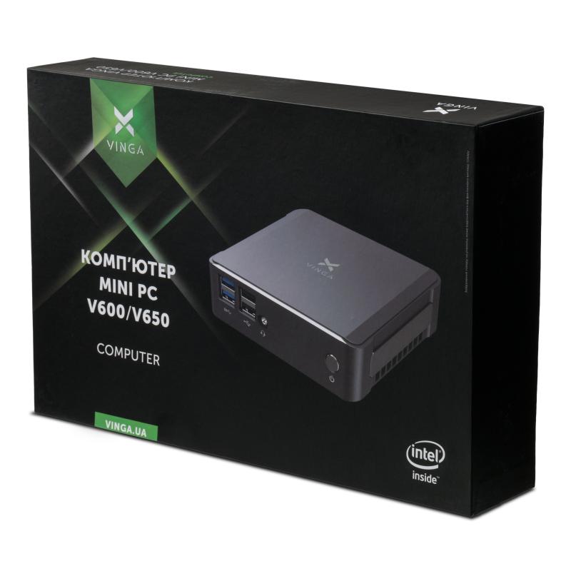 Комп'ютер Vinga Mini PC V600 (V6008145U)