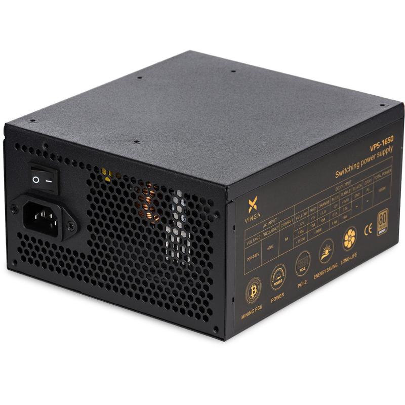 Блок живлення Vinga 1650W (VPS-1650 V2 Mining edition)