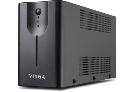 Пристрій безперебійного живлення Vinga LED 1500VA metal case (VPE-1500M)